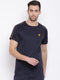 Men Grey Round Neck Regular Fit T-Shirt