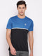 Men Black Round Neck Regular Fit T-Shirt