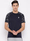 Men Grey Round Neck Regular Fit T-Shirt