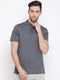 Men Grey Round Neck Regular Fit T-Shirt