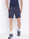 Men Navy Regular Fit Shorts