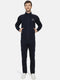 Men Navy Collar Regular Fit Tracksuit