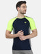 Men Navy Round Neck Smart Fit T-Shirt
