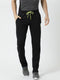 Men Black Regular Fit Lower