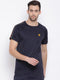 Men Grey Round Neck Regular Fit T-Shirt
