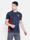 Men Navy Round Neck Smart Fit T-Shirt