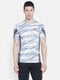 Men White Round Neck Smart Fit T-shirt