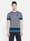 Men Grey Round Neck Smart Fit T-shirt