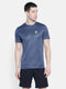 Men Grey Round Neck Smart Fit T-shirt