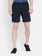 Men Black Regular Fit Shorts