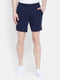 Men Navy Regular Fit Shorts