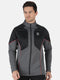Men Grey Collar Regular Fit Full Sleeve Sweatshirt