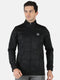 Men Black Regular Fit Full Sleeve Collar Neck Sweatshirt