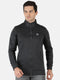 Men Grey Regular Fit Full Sleeve Collar Neck Sweatshirt