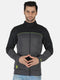 Men Grey Regular Fit Full Sleeve Collar Neck Sweatshirt