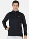 Men Navy Regular Fit Full Sleeve Collar Neck Sweatshirt