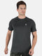 Men Olive Round Neck Smart Fit Half Sleeve T-shirt