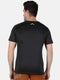 Men Navy Round Neck Regular Fit Half Sleeve T-Shirt