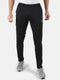 Men Black Regular Fit Trackpants