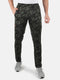 Men Olive Regular Fit Trackpants