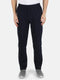 Men Navy Regular Fit Track Pant