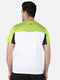 Men White Round Neck Smart Fit Half Sleeve T-Shirt