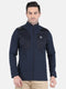 Men Blue Round Neck Smart Fit Full Sleeve Sweatshirt