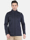Men Navy Blue Round Neck Smart Fit Full Sleeve Sweatshirt