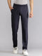 Mens Polyester Blend Navy Blue Solid Lower