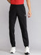 Mens Polyester Blend Black Self Design Jogger