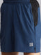 Men Polyester Blend Teal Solid  Short