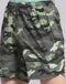 Men Polyester Blend Green Printed Short