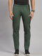 Men Polyester Blend Olive Solid  Lower