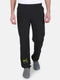 Mens Polyester Blend Black Solid Lower