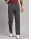 Men Polyester Blend Steel Solid Lower