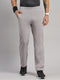 Men Polyester Blend Grey Solid Lower