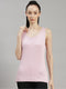 Women Polyester Blend Mauve Solid Top