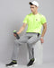 Men Grey Solid Regular Fit Lower