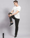 Men Olive Solid Regular Fit Trackpant