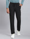Men Black Solid Regular Fit Lower