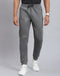 Men Grey Solid Regular Fit Lower
