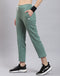 Women Green Solid Regular Fit Lower