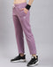 Women Purple Solid Regular Fit Lower