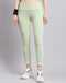 Women Green Solid Regular Fit Legging